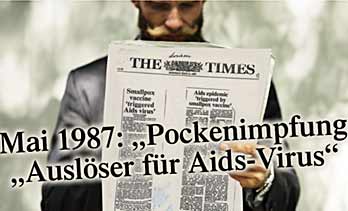 Pocken-Impfung Auslöser für Aids Pflichtsuizid